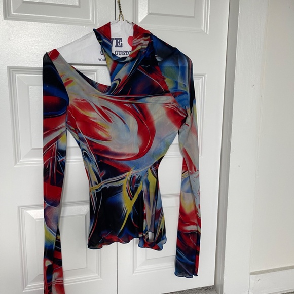 Kim Shui Studio Turtleneck Swirlprint - Picture 7 of 7